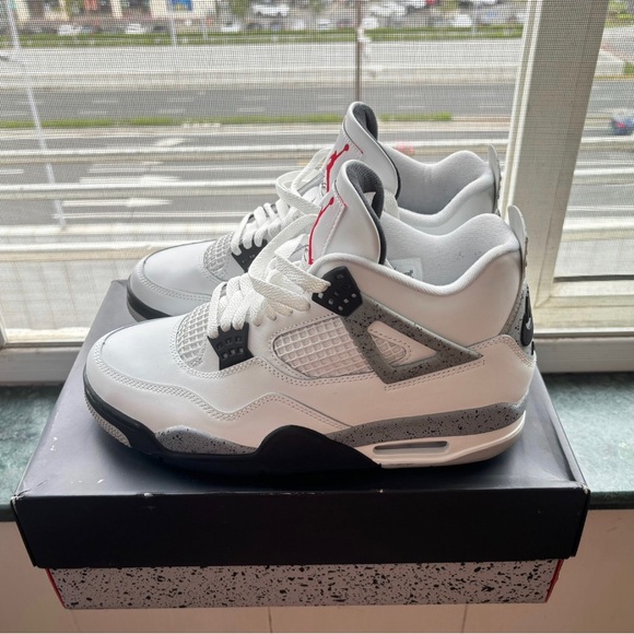 Nike Air Jordan 4 Retro OG White Cement 2016 Men's Shoes - Picture 1 of 5